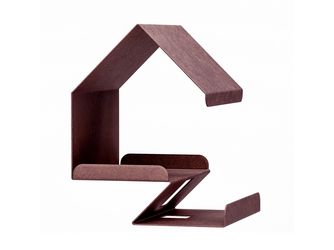 Gasthaus Kreativ, rostbraun, LxBxHxS : 150x150x180x0,75 mm