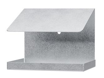 Gasthaus Schrägdach, sendzimirverzinkt, LxBxHxS : 120x150x120x0,75 mm