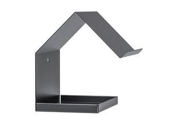 Gasthaus Spitzdach, matt schwarz m.Feinstruktur kunststoffbeschichtet RAL 9005, LxBxHxS : 145x150x180x0,75mm