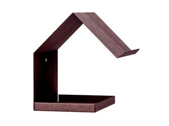 Gasthaus Spitzdach, rostbraun, LxBxHxS : 145x150x180x0,75 mm