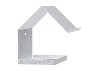 Gasthaus Spitzdach, sendzimirverzinkt, LxBxHxS : 145x150x180x0,75 mm