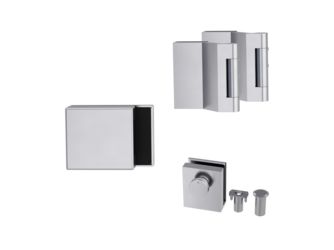 Gegenk. Set PURISTO S inkl. Türschn., Feststeller, Magnetfalle, 3tlg. Bänder Edelst. ma. Gegenk. Set PURISTO S inkl. Türschn., Feststeller, Magnetfalle, 3tlg. Bänder Edelst. ma.