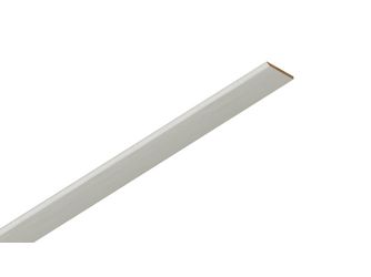 Gehrungsabdeckleiste GAL 25 Birke grauweiß 2400x25x2mm Gehrungsabdeckleiste GAL 25 Birke grauweiß 2400x25x2mm