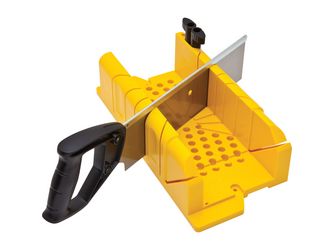 Gehrungslade PVC 300mm, mit Saege 49,5x20x10,5cm