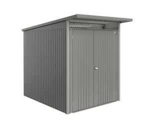 Gerätehaus AvantGarde ECO Gr. A2 quarzgrau- metallic mit Doppeltür 1800x2600x2180mm