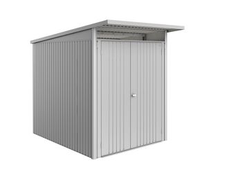 Gerätehaus AvantGarde ECO Gr. A2 silber- metallic mit Doppeltür 1800x2600x2180mm
