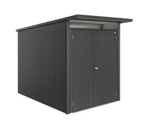 Gerätehaus AvantGarde ECO Gr. A3 dunkelgrau- metallic mit Doppeltür 1800x3000x2170mm