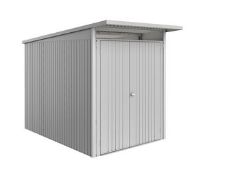 Gerätehaus AvantGarde ECO Gr. A3 silber- metallic mit Doppeltür 1800x3000x2170mm