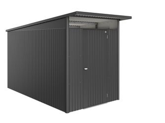 Gerätehaus AvantGarde ECO Gr. A4 dunkelgrau- metallic mit Standardtür 1800x3800x2220mm