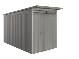 Gerätehaus AvantGarde ECO Gr. A4 quarzgrau- metallic mit Standardtür 1800x3800x2220mm