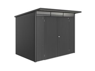 Gerätehaus AvantGarde ECO Gr. A5 dunkelgrau- metallic mit Doppeltür 2600x2200x2180mm