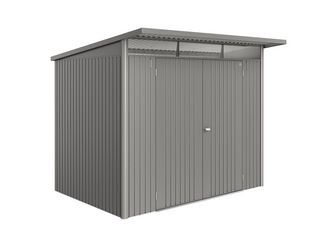 Gerätehaus AvantGarde ECO Gr. A5 quarzgrau- metallic mit Doppeltür 2600x2200x2180mm
