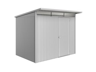 Gerätehaus AvantGarde ECO Gr. A5 silber- metallic mit Standardtür 2600x2200x2180mm