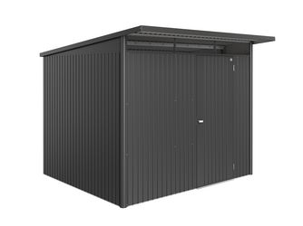 Gerätehaus AvantGarde ECO Gr. A6 dunkelgrau- metallic mit Standardtür 2600x2550x2180mm