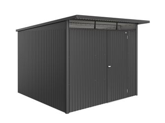 Gerätehaus AvantGarde ECO Gr. A7 dunkelgrau- metallic mit Standardtür 2600x3000x2170mm