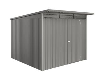 Gerätehaus AvantGarde ECO Gr. A7 quarzgrau- metallic mit Standardtür 2600x3000x2170mm