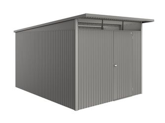 Gerätehaus AvantGarde ECO Gr. A8 quarzgrau- metallic mit Standardtür 2600x3800x2220mm