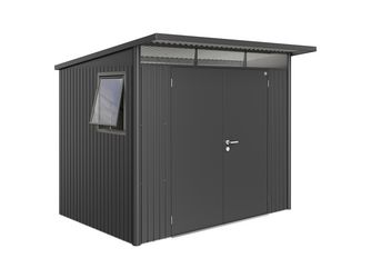 Gerätehaus AvantGarde Gr. A5 WE dunkelgrau- metallic mit Doppeltür 2600x2200x2180mm