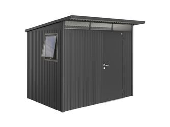 Gerätehaus AvantGarde Gr. A5 WE dunkelgrau- metallic mit Standardtür 2600x2200x2180mm