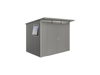 Gerätehaus AvantGarde Gr. A5 WE quarzgrau- metallic mit Doppeltür 2600x2200x2180mm