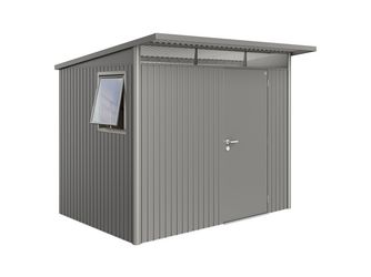Gerätehaus AvantGarde Gr. A5 WE quarzgrau- metallic mit Standardtür 2600x2200x2180mm