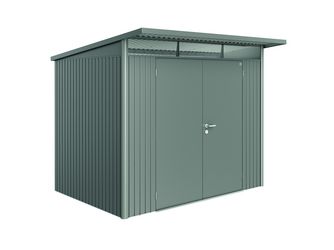 Gerätehaus AvantGarde Gr. A5 quarzgrau- metallic mit Doppeltür 2600x2200x2180mm
