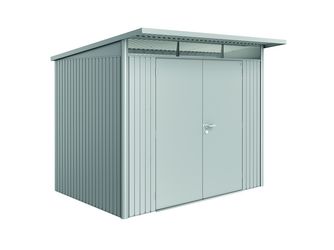 Gerätehaus AvantGarde Gr. A5 silber- metallic mit Doppeltür 2600x2200x2180mm