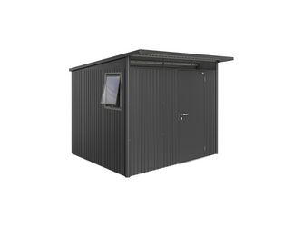 Gerätehaus AvantGarde Gr. A6 WE dunkelgrau- metallic mit Standardtür 2600x2600x2180mm
