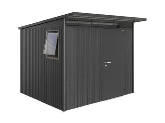 Gerätehaus AvantGarde Gr. A6 WE dunkelgrau- metallic mit Standardtür 2600x2600x2180mm