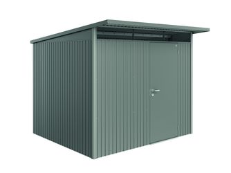 Gerätehaus AvantGarde Gr. A6 quarzgrau- metallic mit Standardtür 2600x2600x2180mm
