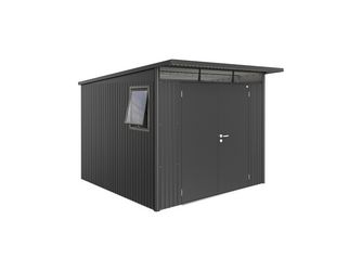 Gerätehaus AvantGarde Gr. A7 WE dunkelgrau- metallic mit Doppeltür 2600x3000x2170mm