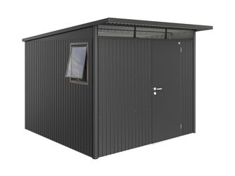 Gerätehaus AvantGarde Gr. A7 WE dunkelgrau- metallic mit Standardtür 2600x3000x2170mm