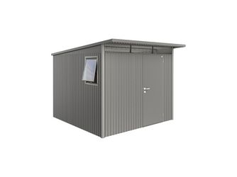 Gerätehaus AvantGarde Gr. A7 WE quarzgrau- metallic mit Standardtür 2600x3000x2170mm