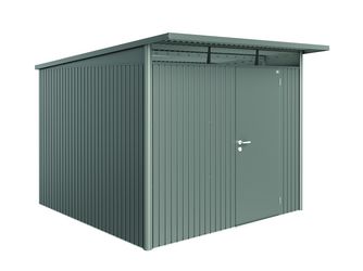 Gerätehaus AvantGarde Gr. A7 quarzgrau- metallic mit Standardtür 2600x3000x2170mm
