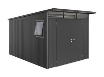Gerätehaus AvantGarde Gr. A8 WE dunkelgrau- metallic mit Doppeltür 2600x3800x2220mm
