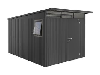 Gerätehaus AvantGarde Gr. A8 WE dunkelgrau- metallicmit Standardtür 2600x3800x2220mm