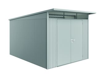 Gerätehaus AvantGarde Gr. A8 silber- metallic mit Doppeltür 2600x3800x2220mm