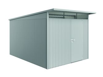 Gerätehaus AvantGarde Gr. A8 silber- metallic mit Standardtür 2600x3800x2220mm