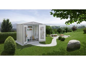Gerätehaus Europa Gr. 3 silber- metallic 2440x1560x2030mm