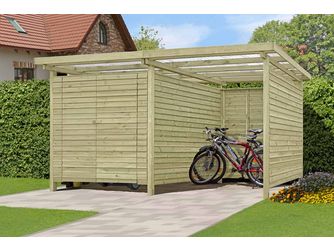 Gerätehaus Helsinki Kiefer 408x254x225cm