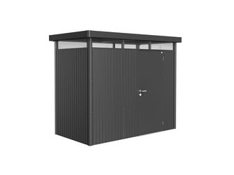 Gerätehaus HighLine Gr. H1 dunkelgrau- metallic, Standardtür 2750x1550x2220mm