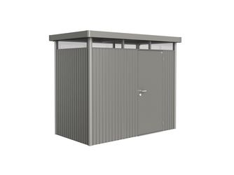 Gerätehaus HighLine Gr. H1 quarzgrau- metallic mit Standardtür 2750x1550x2220mm