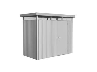 Gerätehaus HighLine Gr. H1 silber- metallic, Standardtür 2750x1550x2220mm