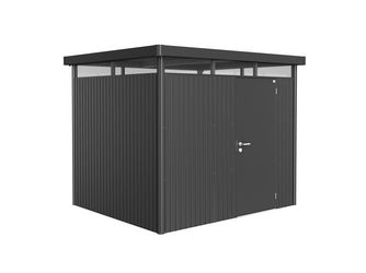 Gerätehaus HighLine Gr. H3 dunkelgrau- metallic, Standardtür 2750x2350x2220mm