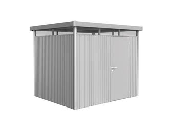 Gerätehaus HighLine Gr. H3 silber- metallic, Standardtür 2750x2350x2220mm