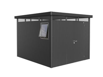 Gerätehaus HighLine Gr. H5 WE dunkelgrau- metallic mit Standardtür 2531x2931x2220mm