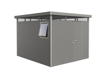 Gerätehaus HighLine Gr. H5 WE quarzgrau- metallic mit Standardtür 2531x2931x2220mm
