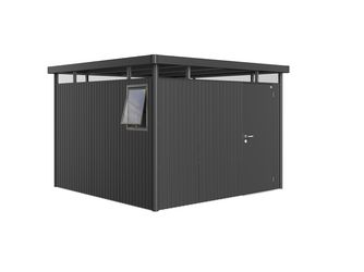 Gerätehaus HighLine Gr. H6 WE dunkelgrau- metallic mit Standardtür 2931x2931x2210mm