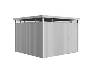 Gerätehaus HighLine Gr. H6 silber- metallic, Standardtür 3143x3143x2210mm