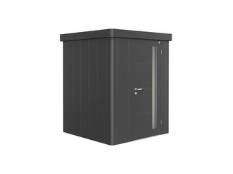 Gerätehaus Neo 1A Standardtür, dunkelgrau- metallic 1800x1800x2220mm